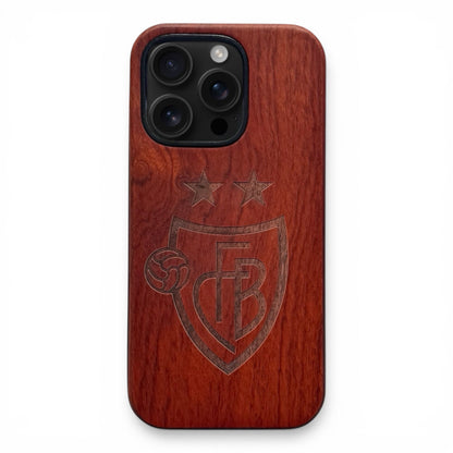 FC Basel Eden Case aus Rosenholz für das iPhone 16 Pro mit MagSafe