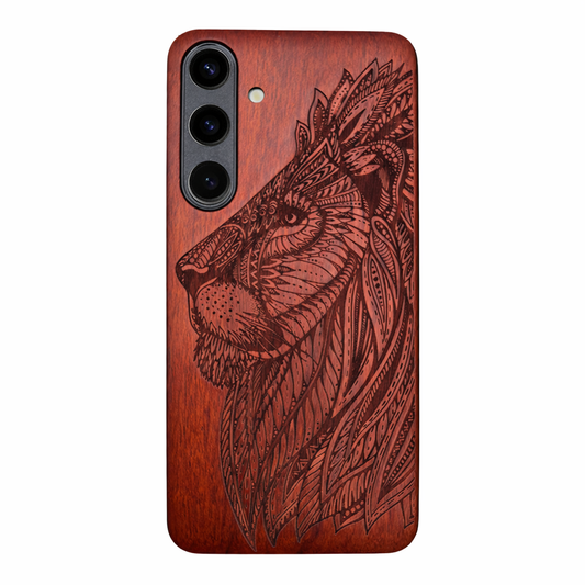 Eden Case aus Rosenholz Löwen für Samsung Galaxy S22