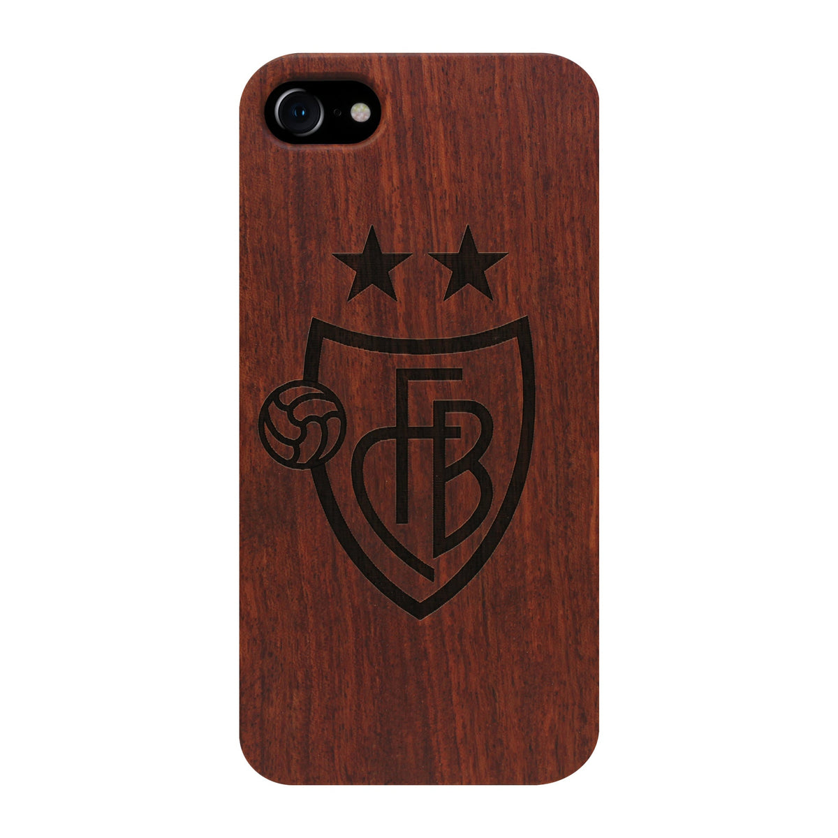 FC Basel Eden Case aus Rosenholz für das iPhone 6/6S/7/8/SE 2020/SE 2022
