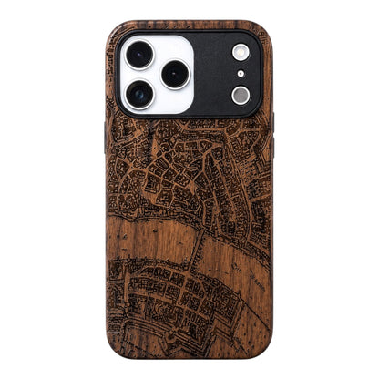 Basel Merian Eden Case aus Nussbaumholz für das iPhone 17 Pro mit MagSafe