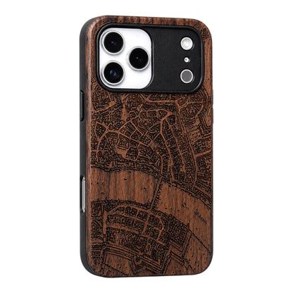 Basel Merian Eden Case aus Nussbaumholz für das iPhone 17 Pro mit MagSafe