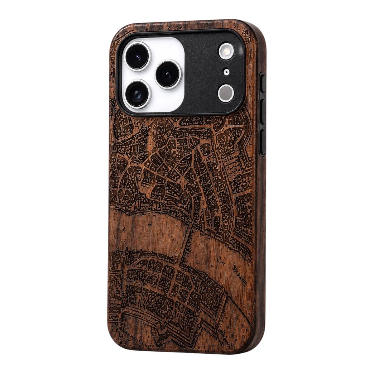 Basel Merian Eden Case aus Nussbaumholz für das iPhone 17 Pro mit MagSafe