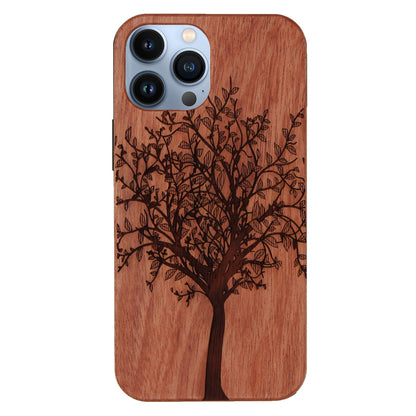 Lebensbaum Eden Case aus Rosenholz für iPhone 14 Pro