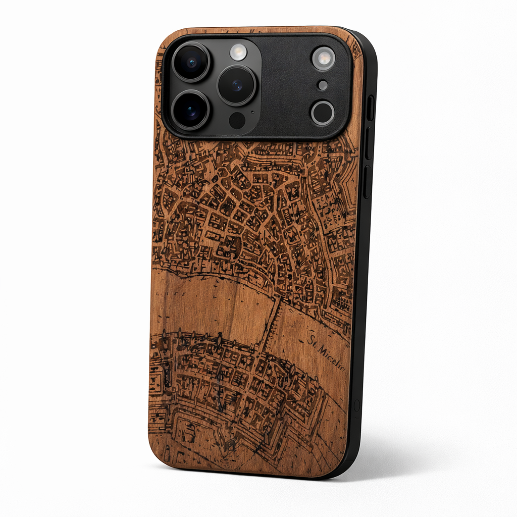 Basel Merian Eden Case aus Rosenholz für das iPhone 17 Pro Max mit MagSafe