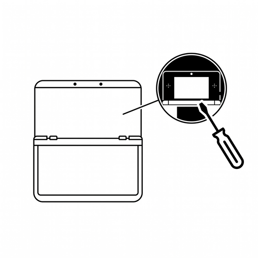 Nintendo 3DS Display Reparatur oben Icon