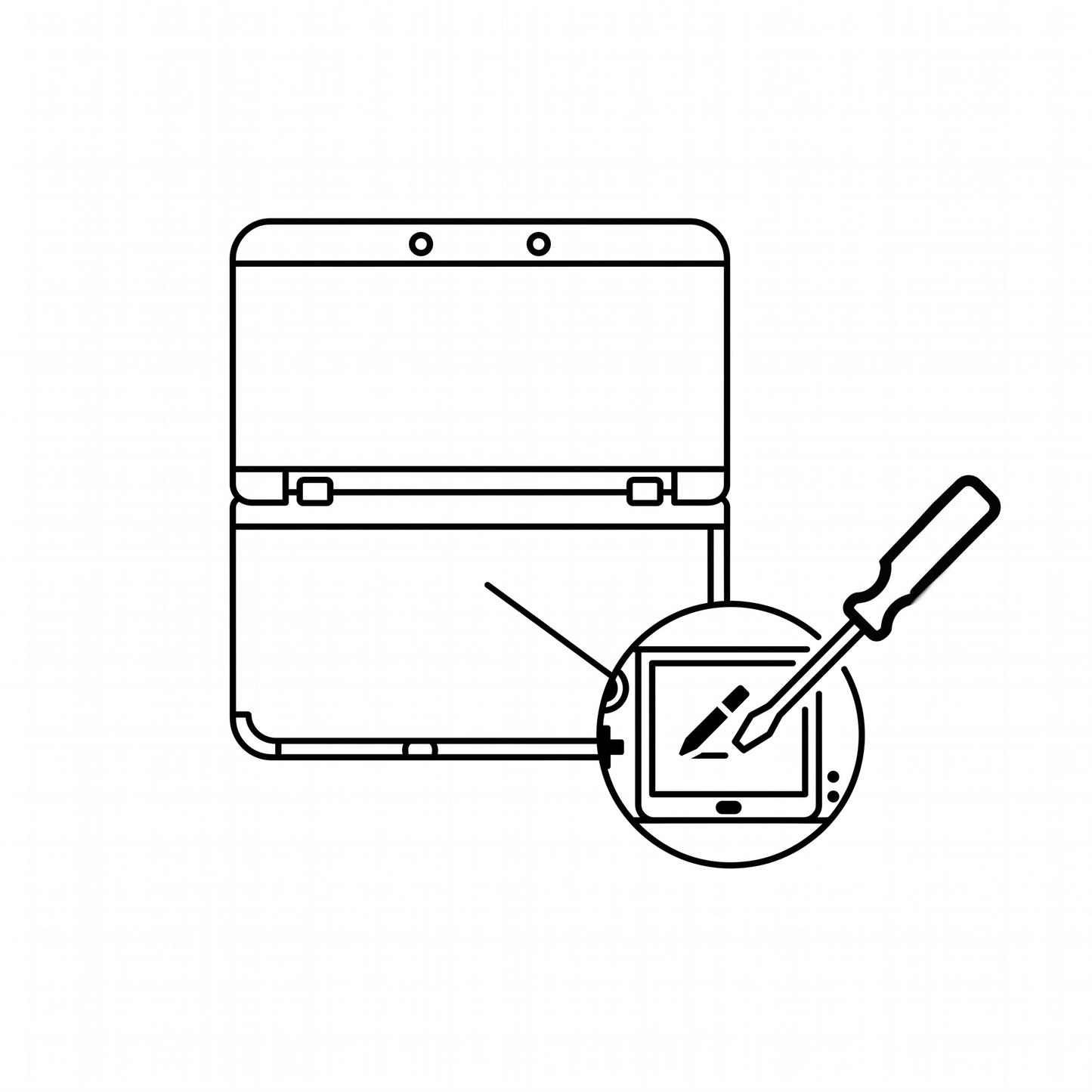 Nintendo 3DS XL Touchscreen Reparatur Icon