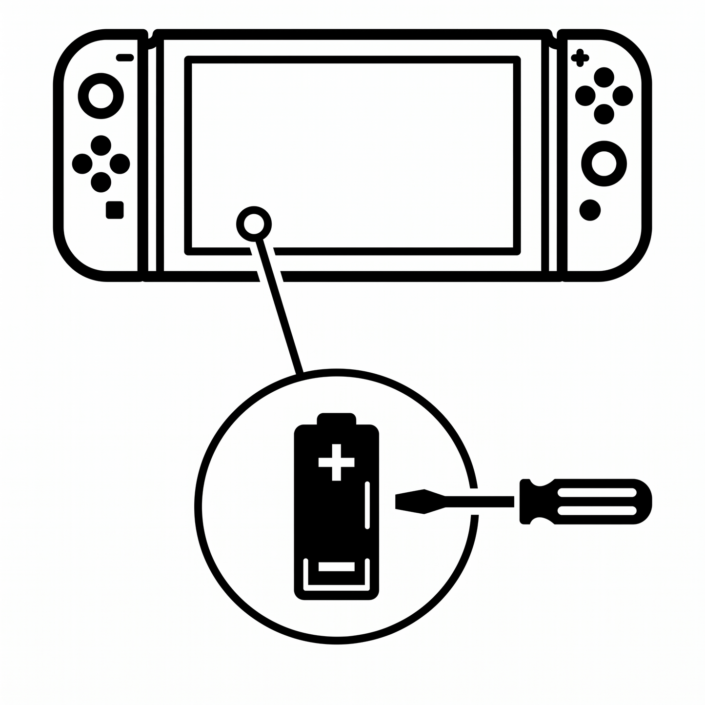 Nintendo Switch Akkuwechsel Icon