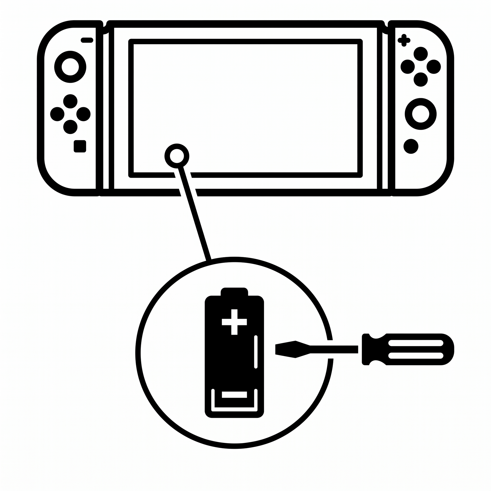 Nintendo Switch Akkuwechsel Icon