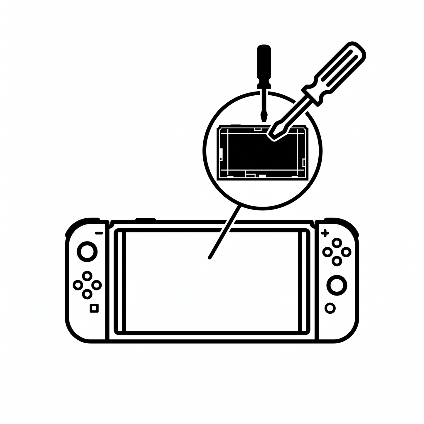 Nintendo Switch OLED Display Reparatur Icon