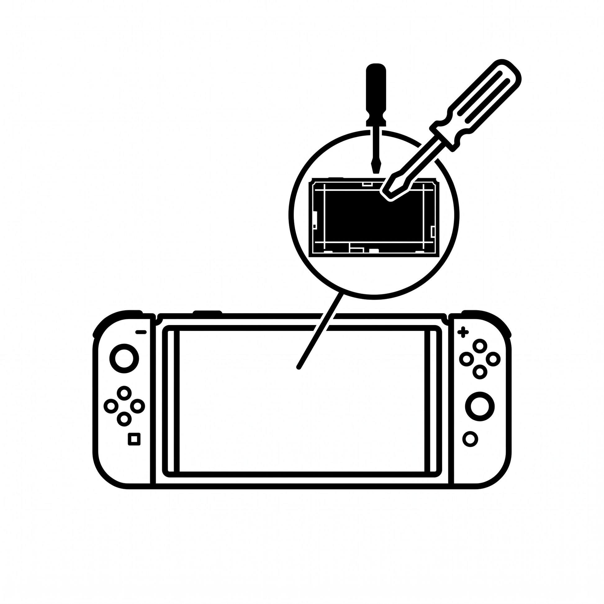 Nintendo Switch OLED Display Reparatur Icon