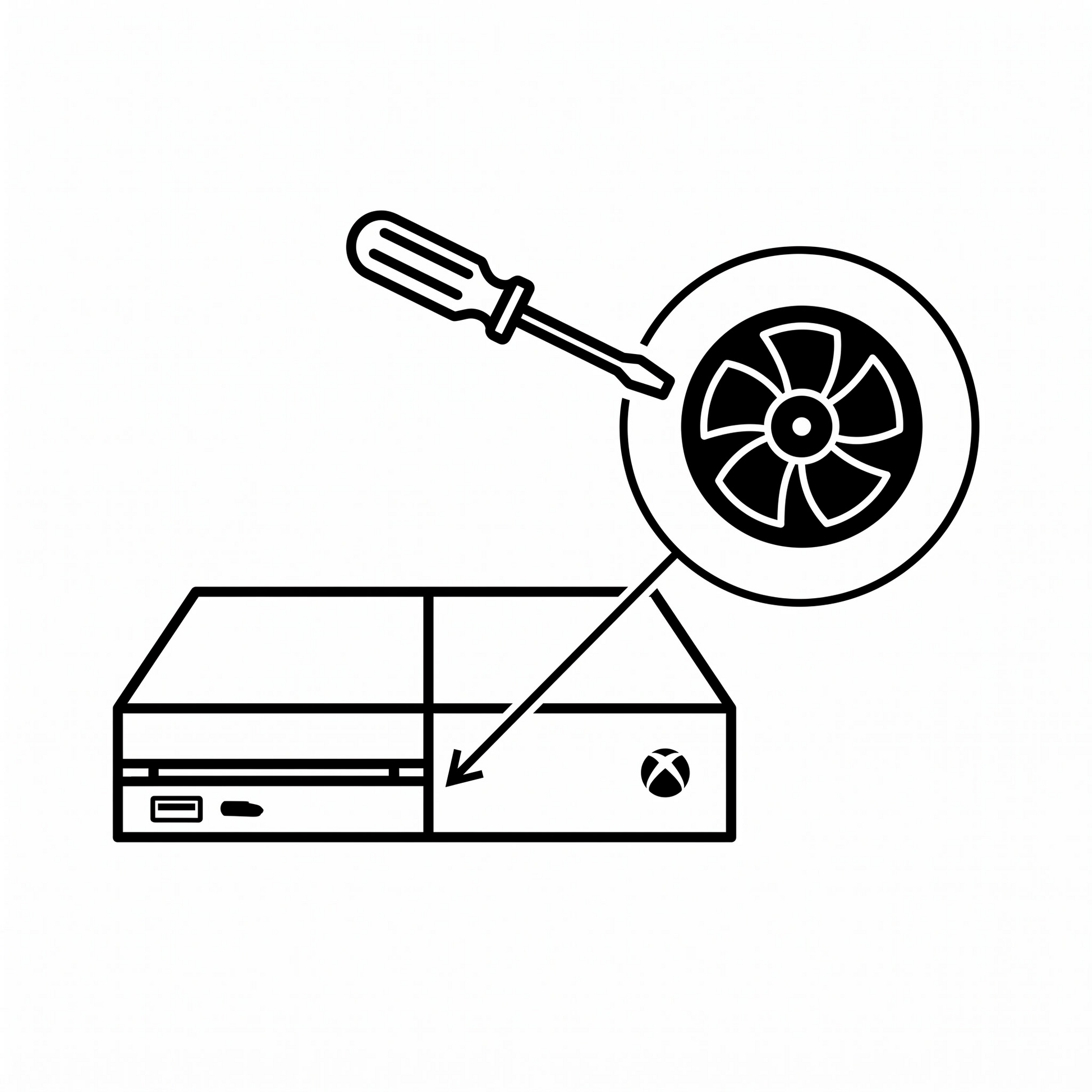 Xbox One S Lüfter-Reinigung Icon