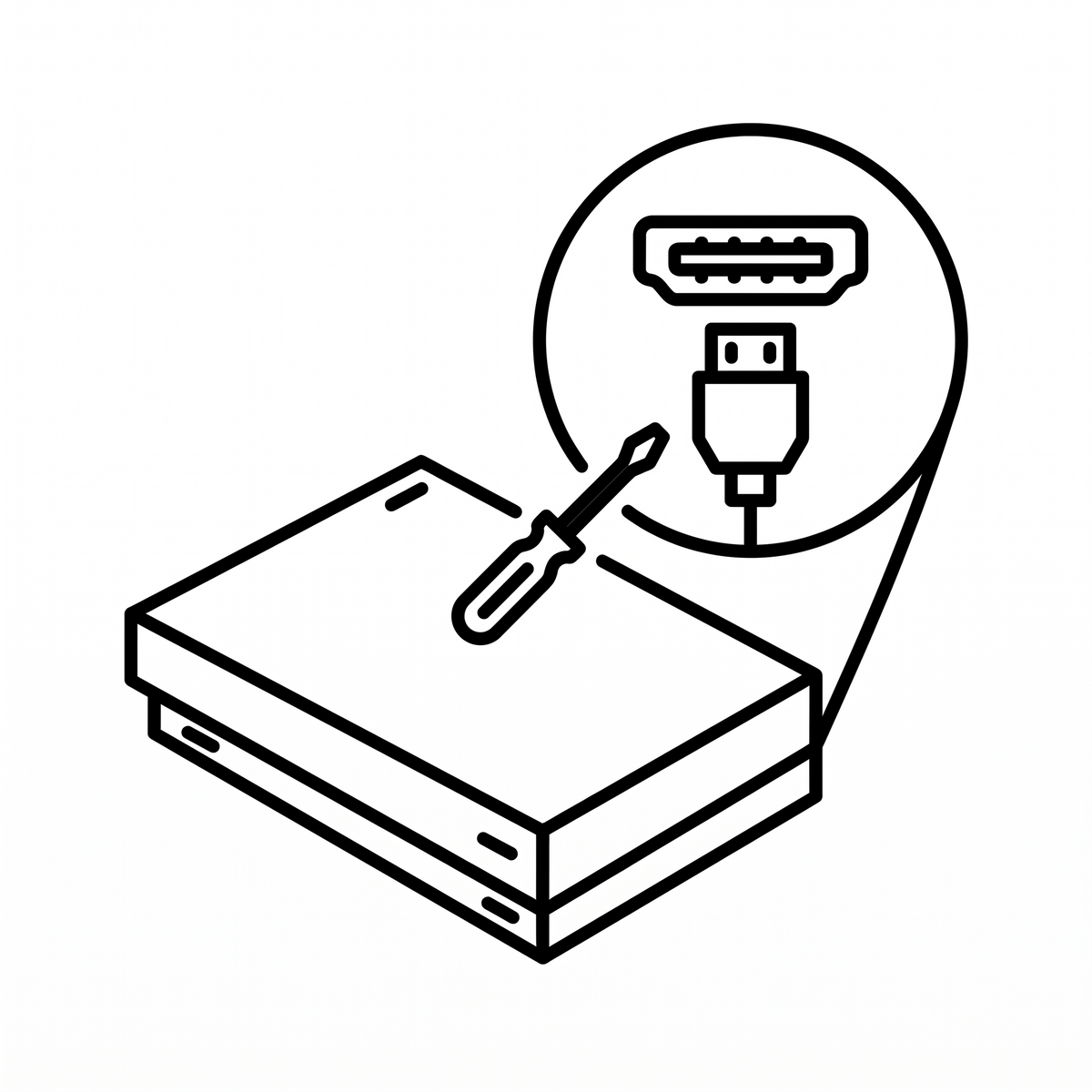 Xbox One X HDMI-Port Reparatur Icon