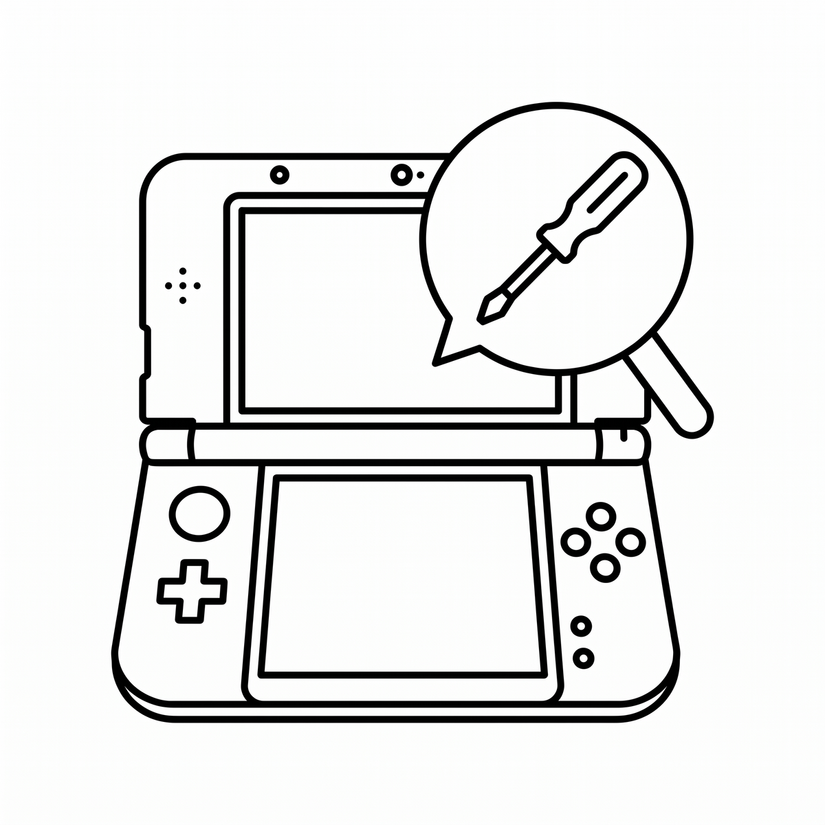 Nintendo 3DS XL Display-Reparatur (oben)