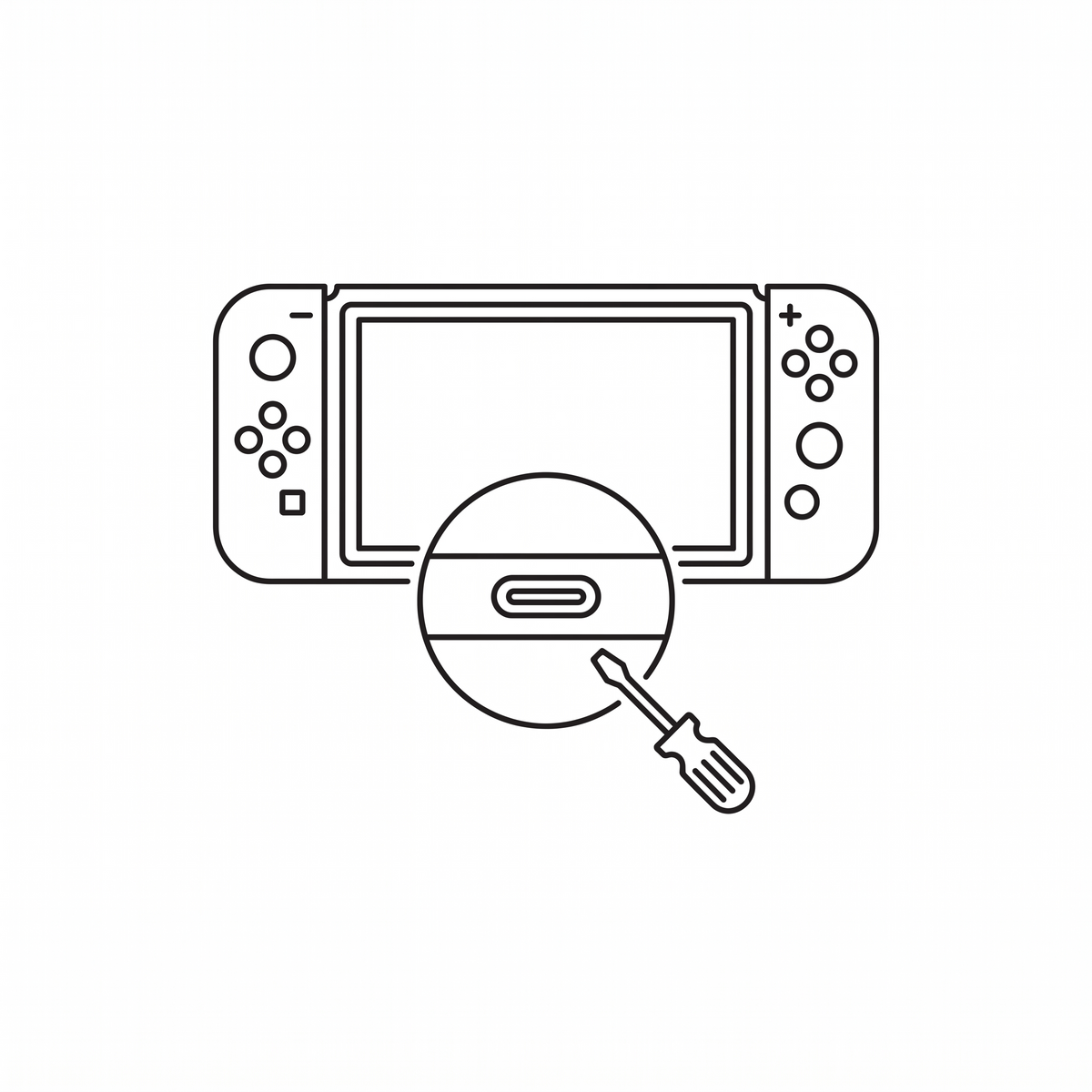 Nintendo Switch Ladebuchse-Reparatur