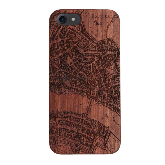 Basel Merian Eden Case aus Rosenholz für das iPhone 6/6S/7/8/SE 2020/SE 2022