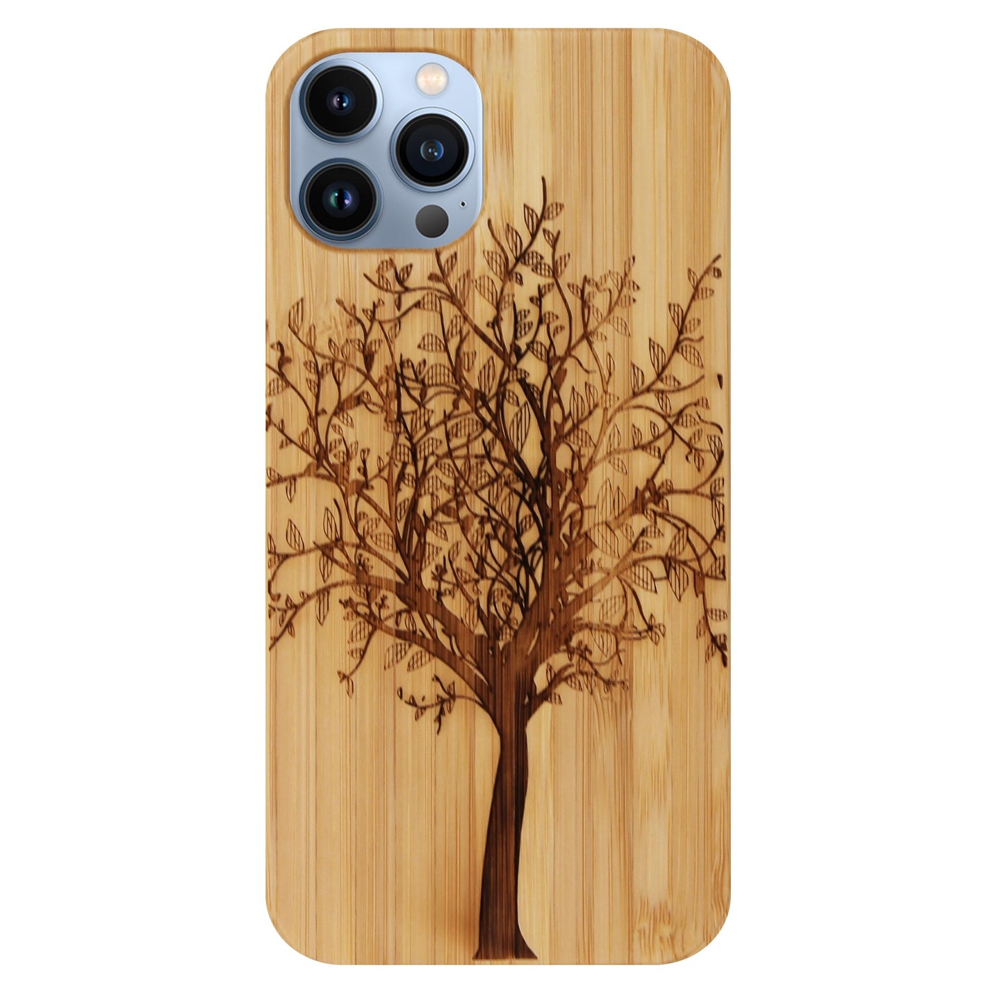 Lebensbaum Eden Case aus Bambus für iPhone 14 Pro