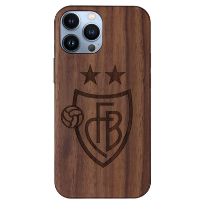 FCB Eden Case aus Nussbaumholz für iPhone 14 Pro