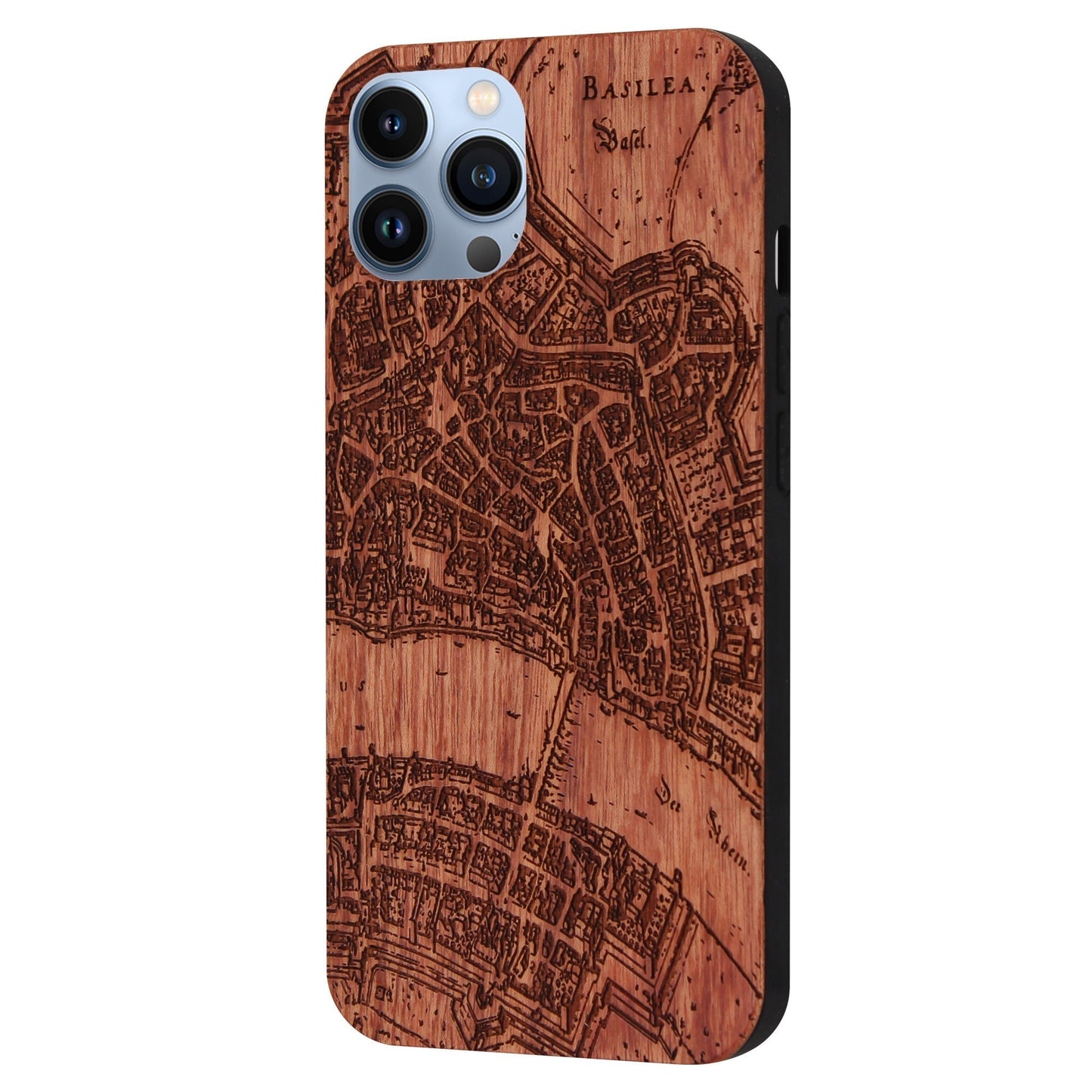 Basel Merian Eden Case aus Rosenholz für iPhone 14 Pro