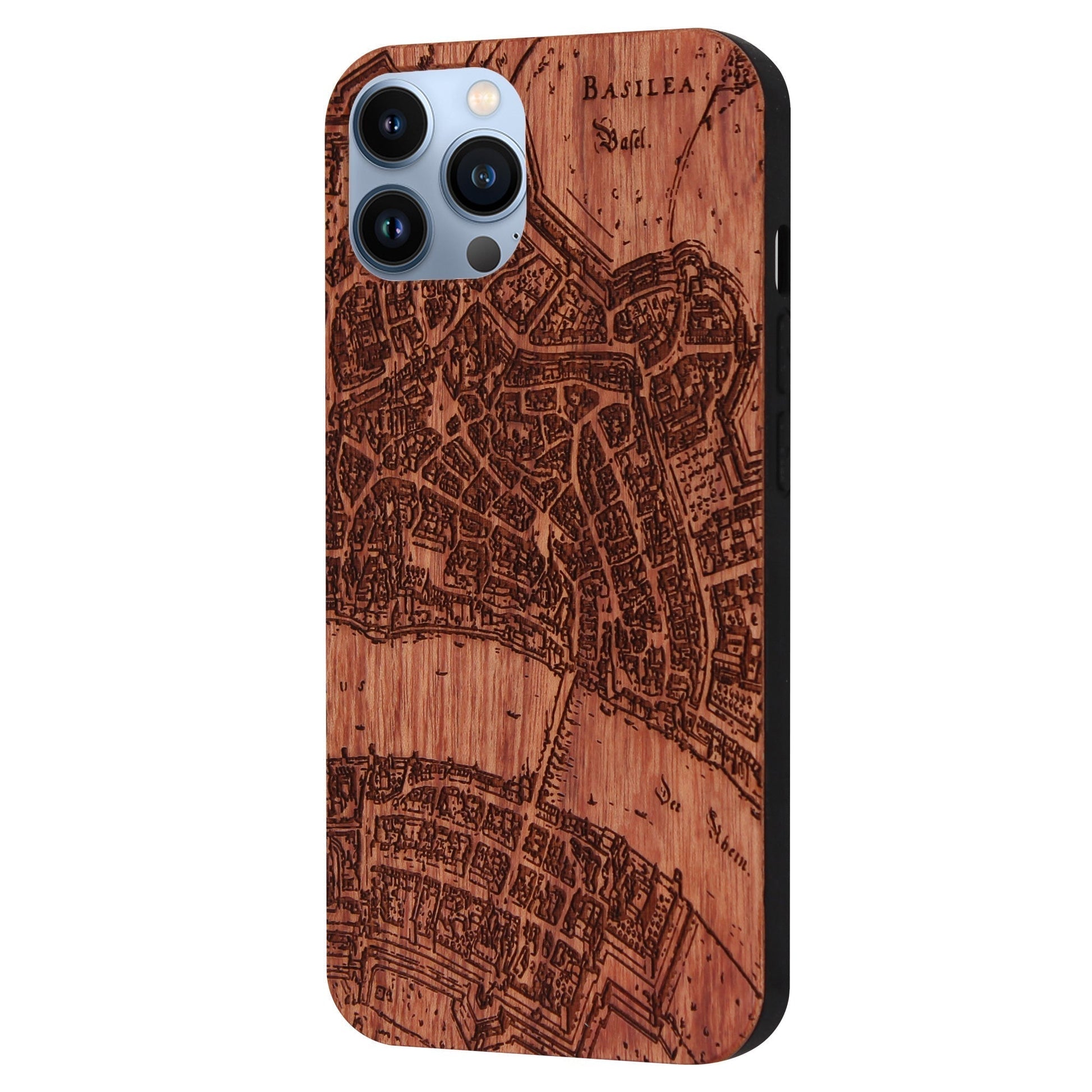 Basel Merian Eden Case aus Rosenholz für iPhone 14 Pro