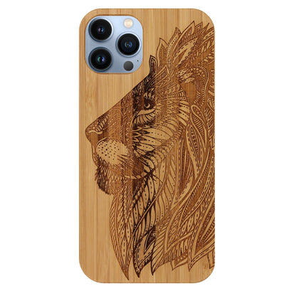 Löwe Eden Case aus Bambus für iPhone 14 Pro