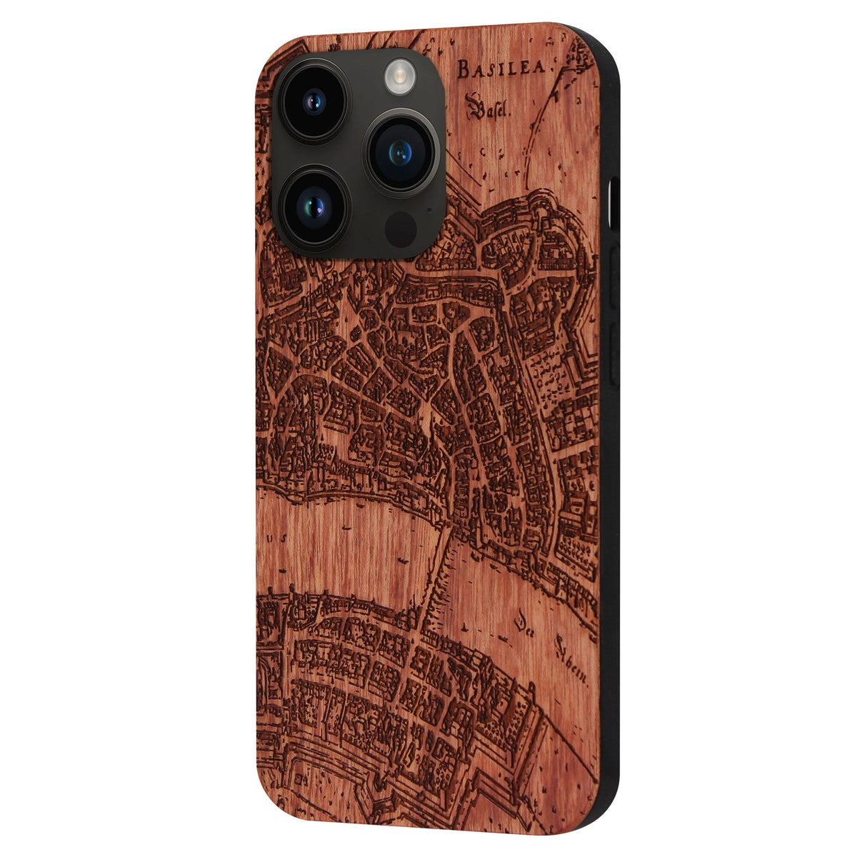 Basel Merian Eden Case aus Rosenholz für das iPhone 14 Pro mit MagSafe