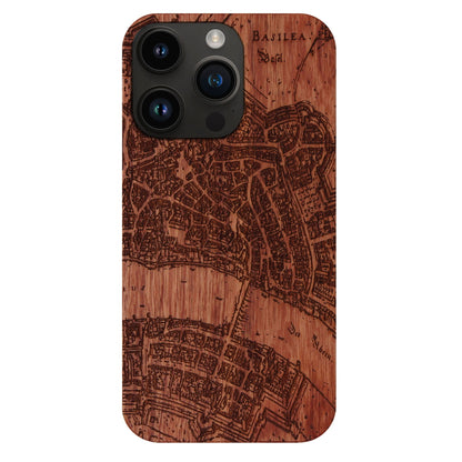 Basel Merian Eden Case aus Rosenholz für das iPhone 14 Pro mit MagSafe