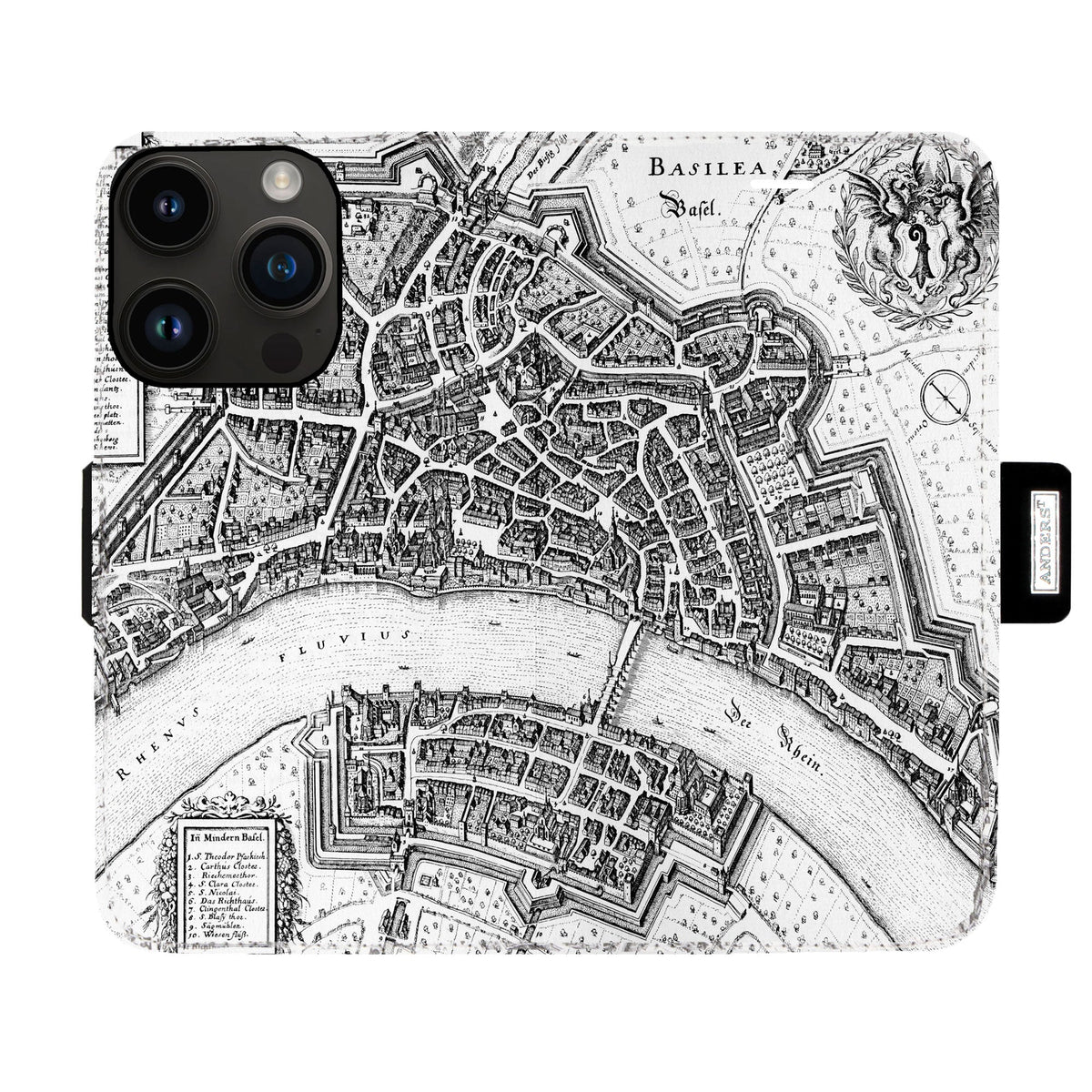 Basel Merian Victor Case für das iPhone 14 Pro Max