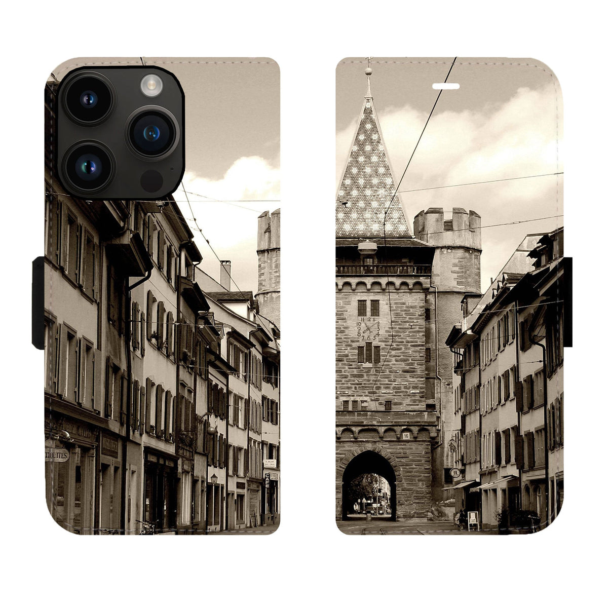 Basel City Spalentor Victor Case für iPhone 14 Pro
