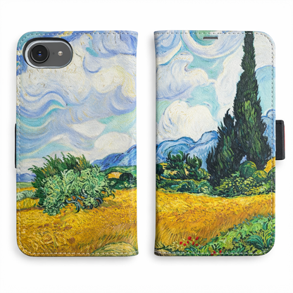 Van Gogh - Weizenfeld mit Zypressen Victor Case für iPhone 16e/17e mit MagSafe
