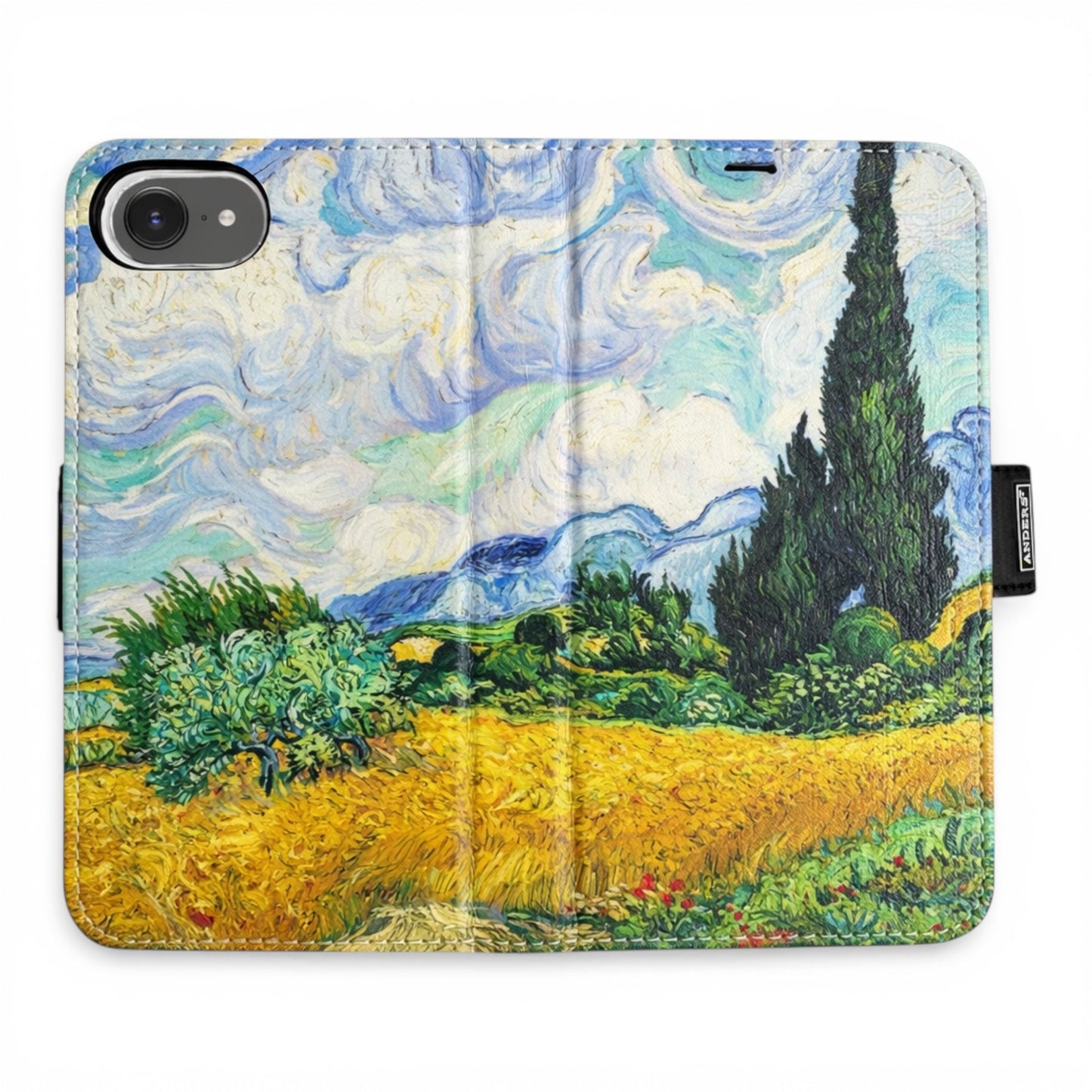 Van Gogh - Weizenfeld mit Zypressen Victor Case für iPhone 16e/17e mit MagSafe
