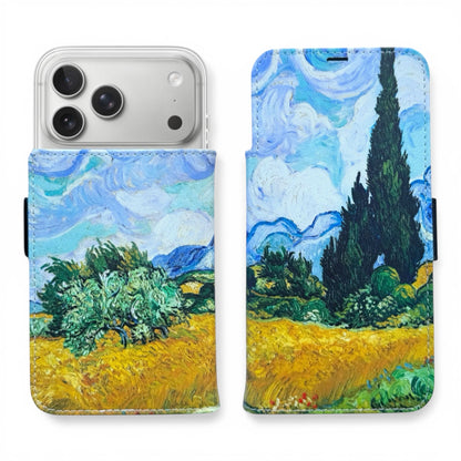 Van Gogh - Weizenfeld mit Zypressen Victor Case für iPhone 17 Pro mit MagSafe