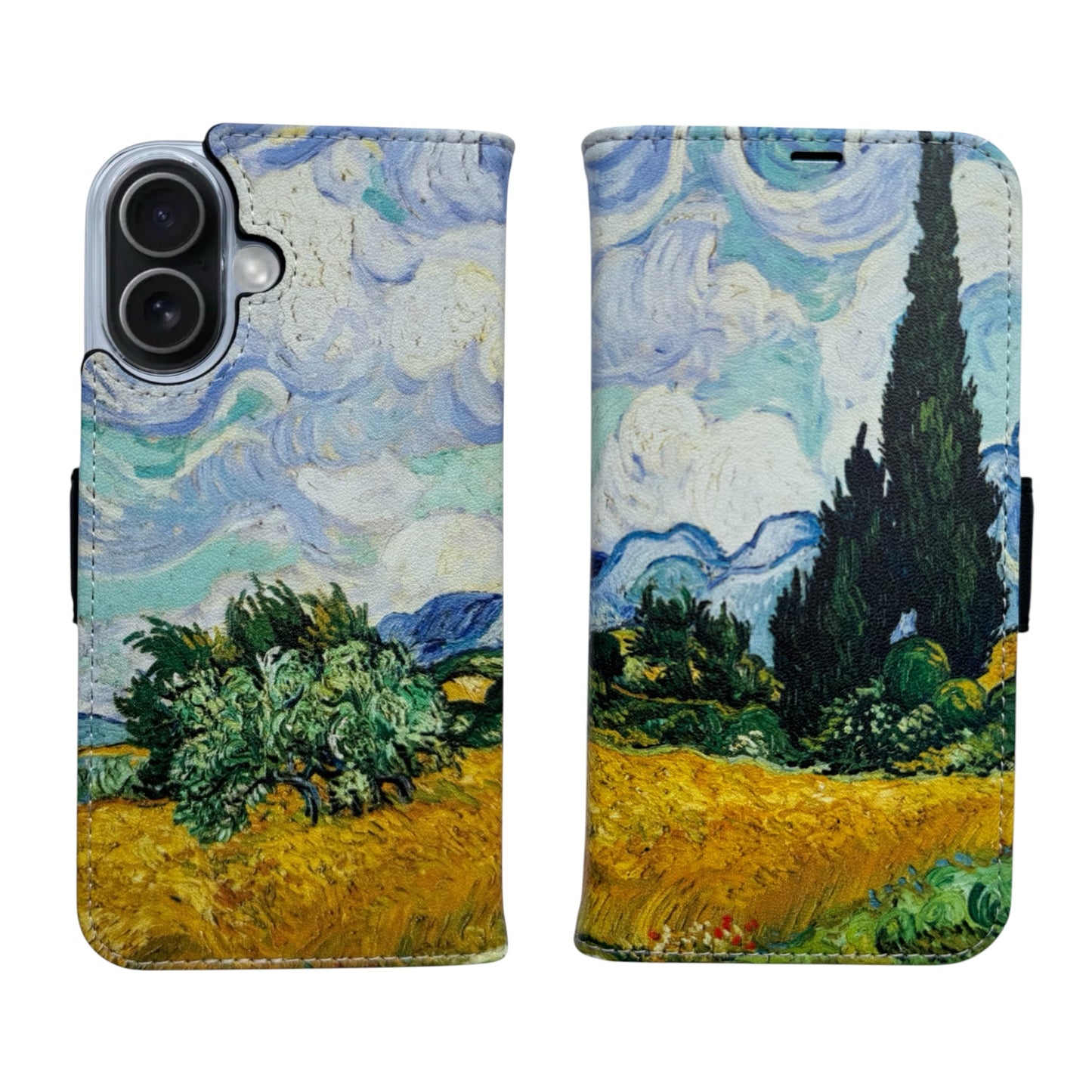 Van Gogh - Weizenfeld mit Zypressen Victor Case für das iPhone 16 mit MagSafe