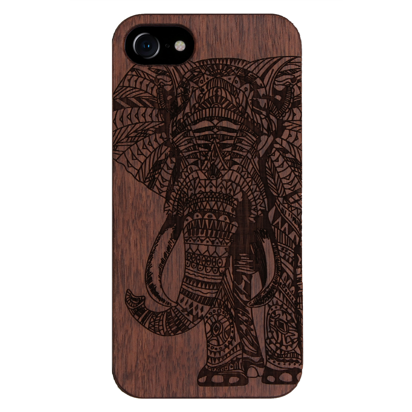 Elefant Eden Case aus Nussbaumholz für iPhone und Samsung