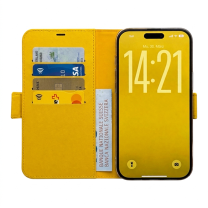 Victor Case Uni Gelb für iPhone 16e/17e mit MagSafe