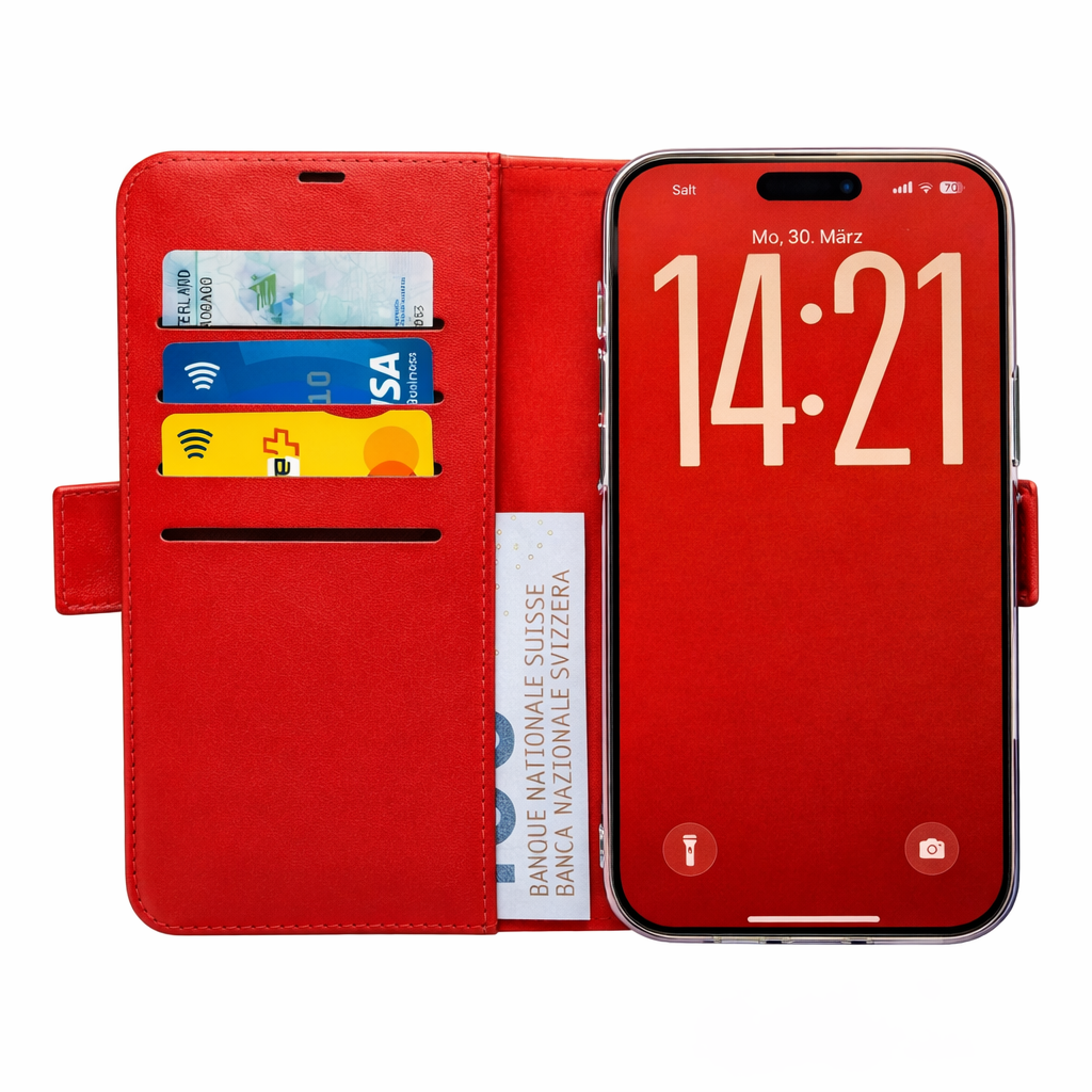 Victor Case in Rot für das iPhone 16 Pro Max mit MagSafe