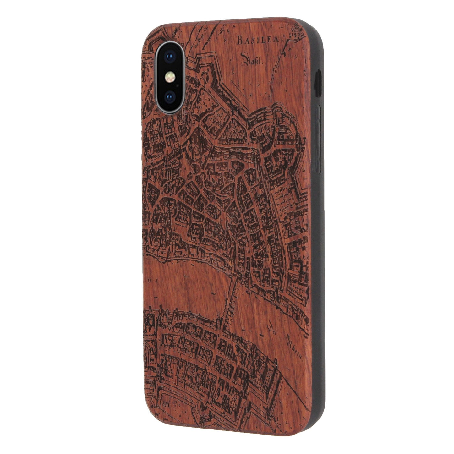 Basel Merian Eden Case aus Rosenholz für das iPhone X/XS