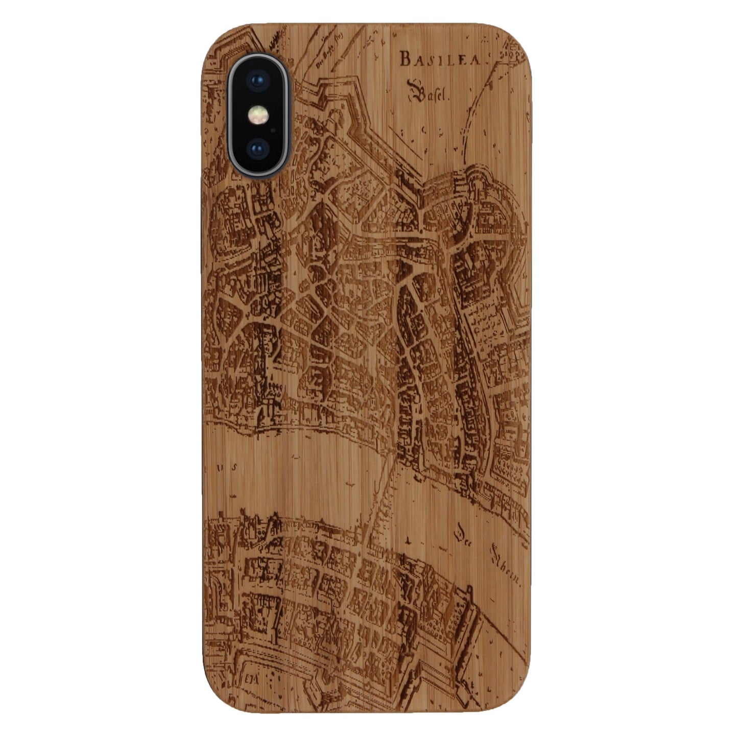 Basel Merian Eden Case aus Bambus für das iPhone X/XS