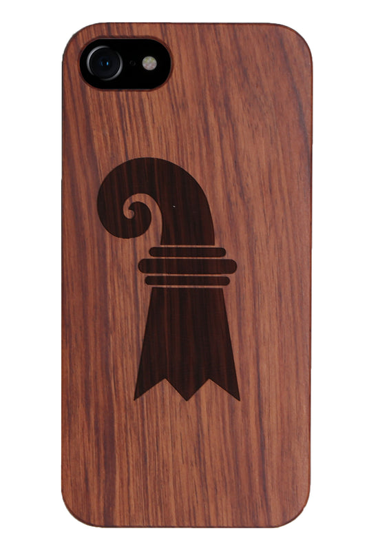 Baslerstab Eden Case made of rosewood for iPhone 6/6S/7/8/SE 2