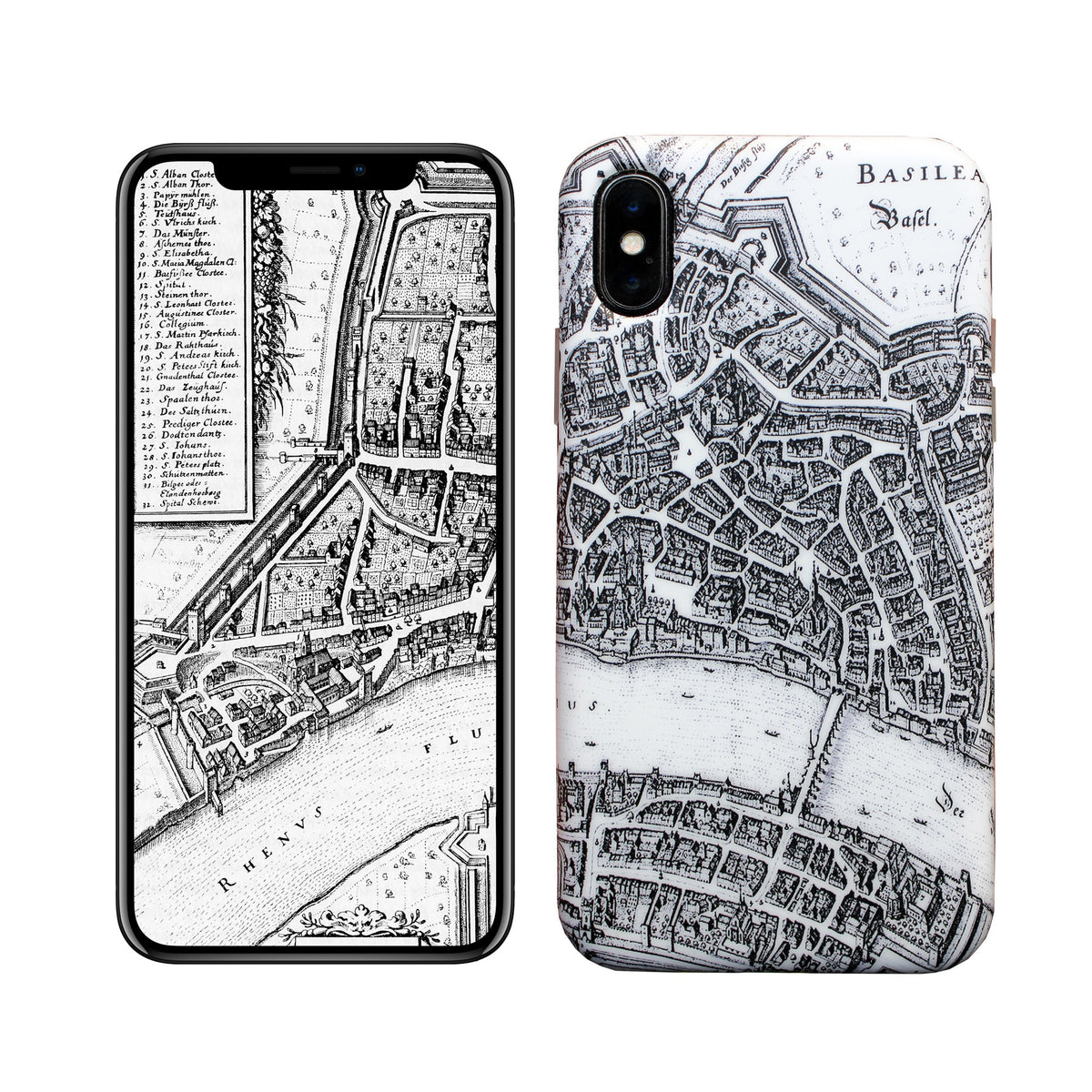 Basel Merian 360° Case für das iPhone X / XS