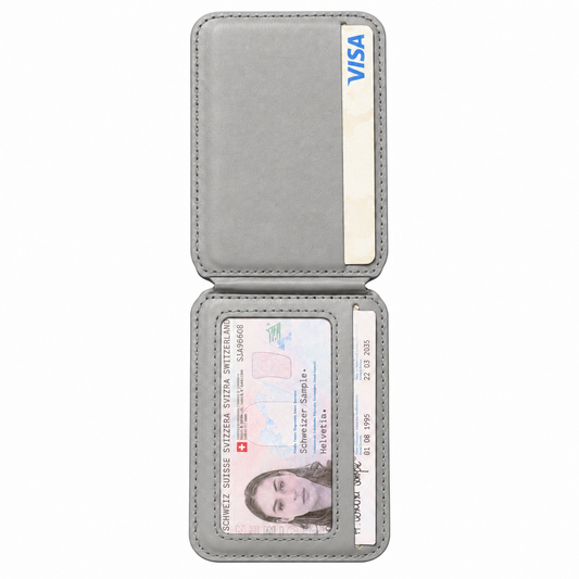 MagSafe Card Holder Wallet with RFID Protection Light Gray