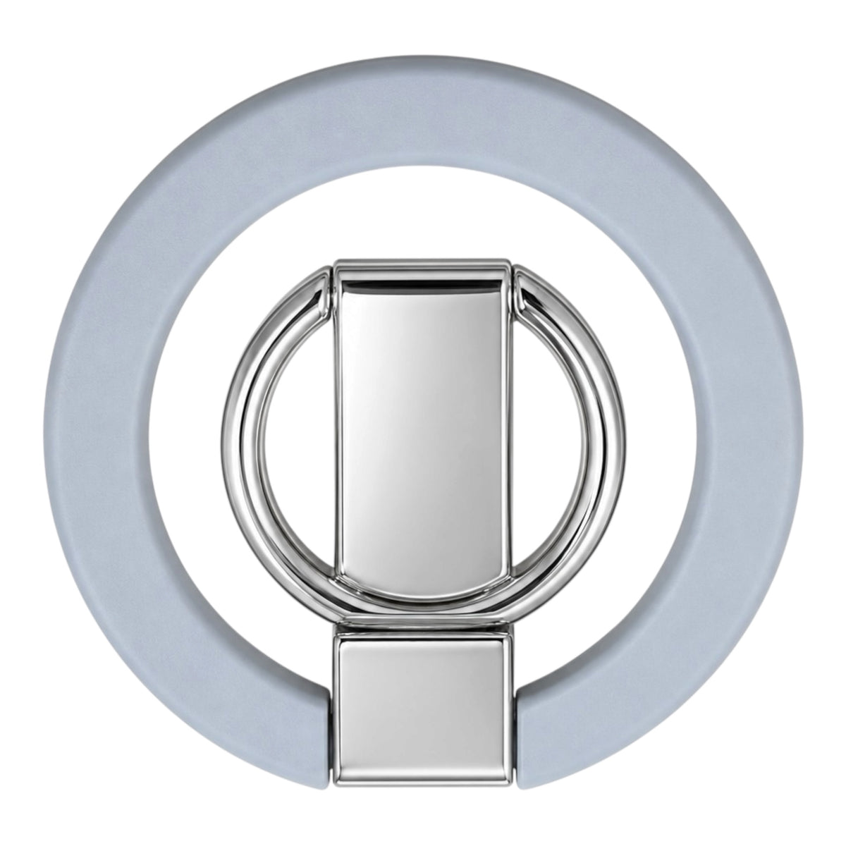 Magnetischer Ring Phone Stand – Hellgrau – Vorderansicht