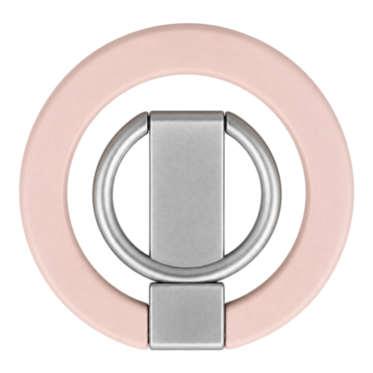 Magnetischer Ring Phone Stand – Pastellrosa – Vorderansicht