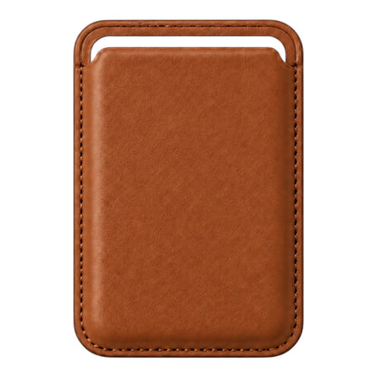 MagSafe Kartenetui Wallet Cognac – Vorderseite