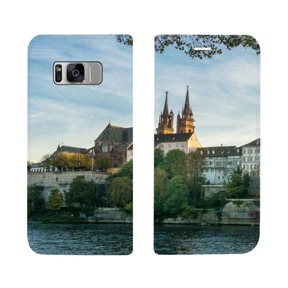 Basel City Rhein Panorama Case für Samsung Galaxy S8