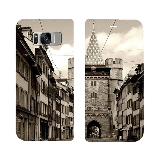 Basel City Spalentor Panorama Case für Samsung Galaxy S8