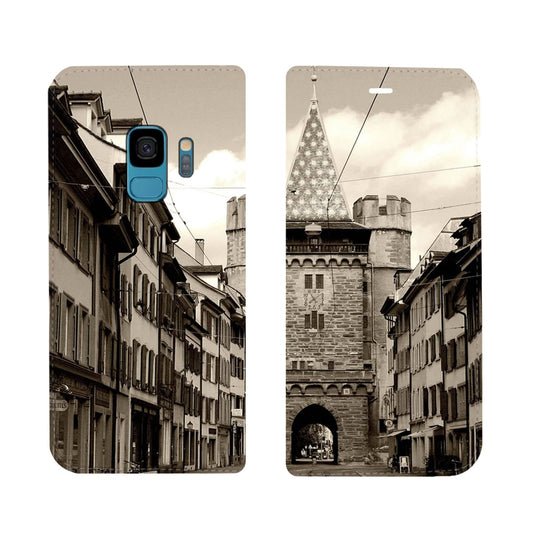 Basel City Spalentor Panorama Case für Samsung Galaxy S9