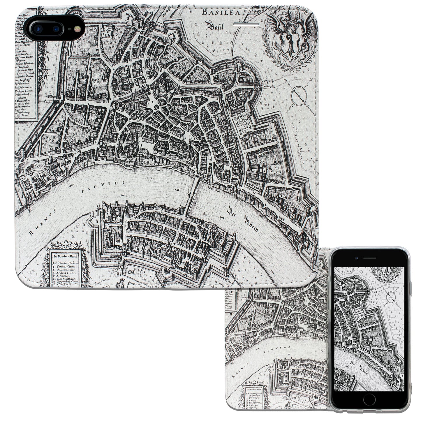 Coque Basel Merian Panorama pour iPhone 6/6S/7/8 Plus