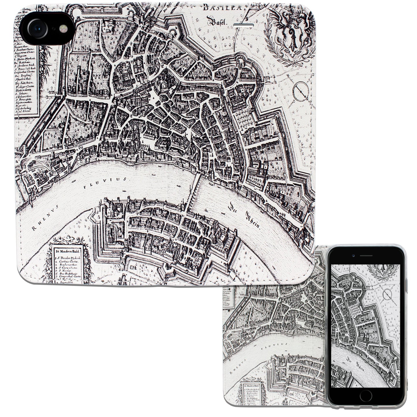 Basel Merian Victor Case für iPhone 6/6S/7/8/SE 2/SE 3