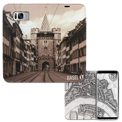 Basel City Spalentor Panorama Case für Samsung Galaxy S8