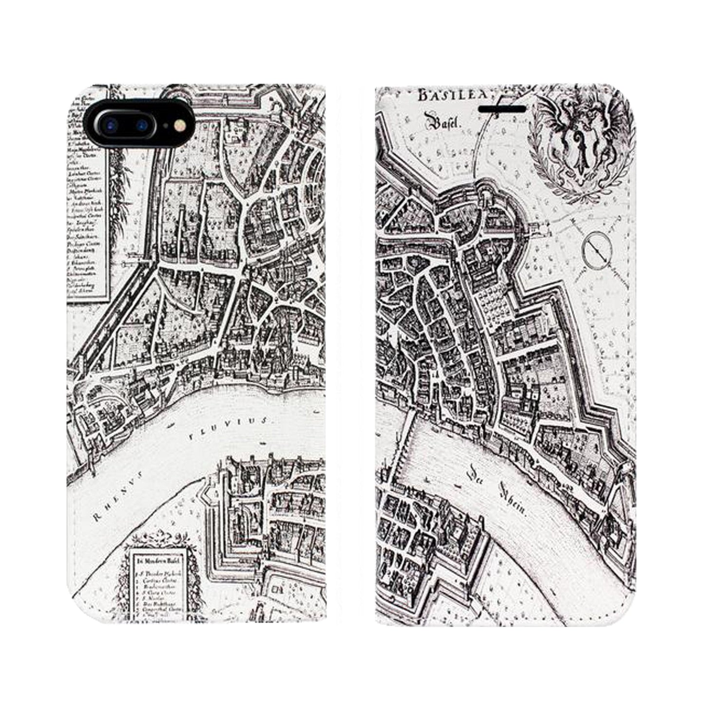 Coque Basel Merian Panorama pour iPhone, Samsung et Huawei
